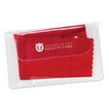 Red Microfiber Screen Cleaner in Pouch